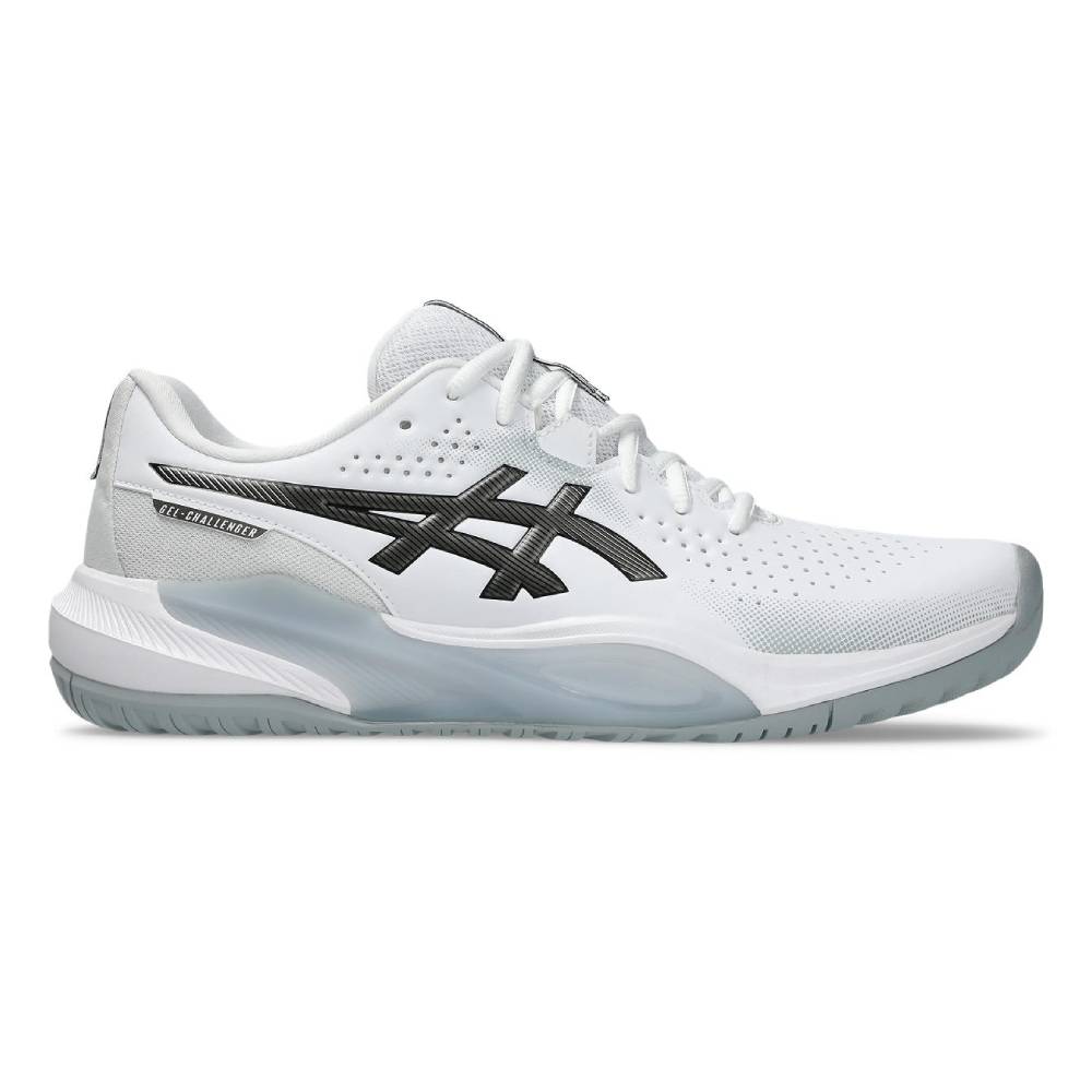 Asics Gel Challenger 15 Men's Tennis Shoe (White/Gunmetal
