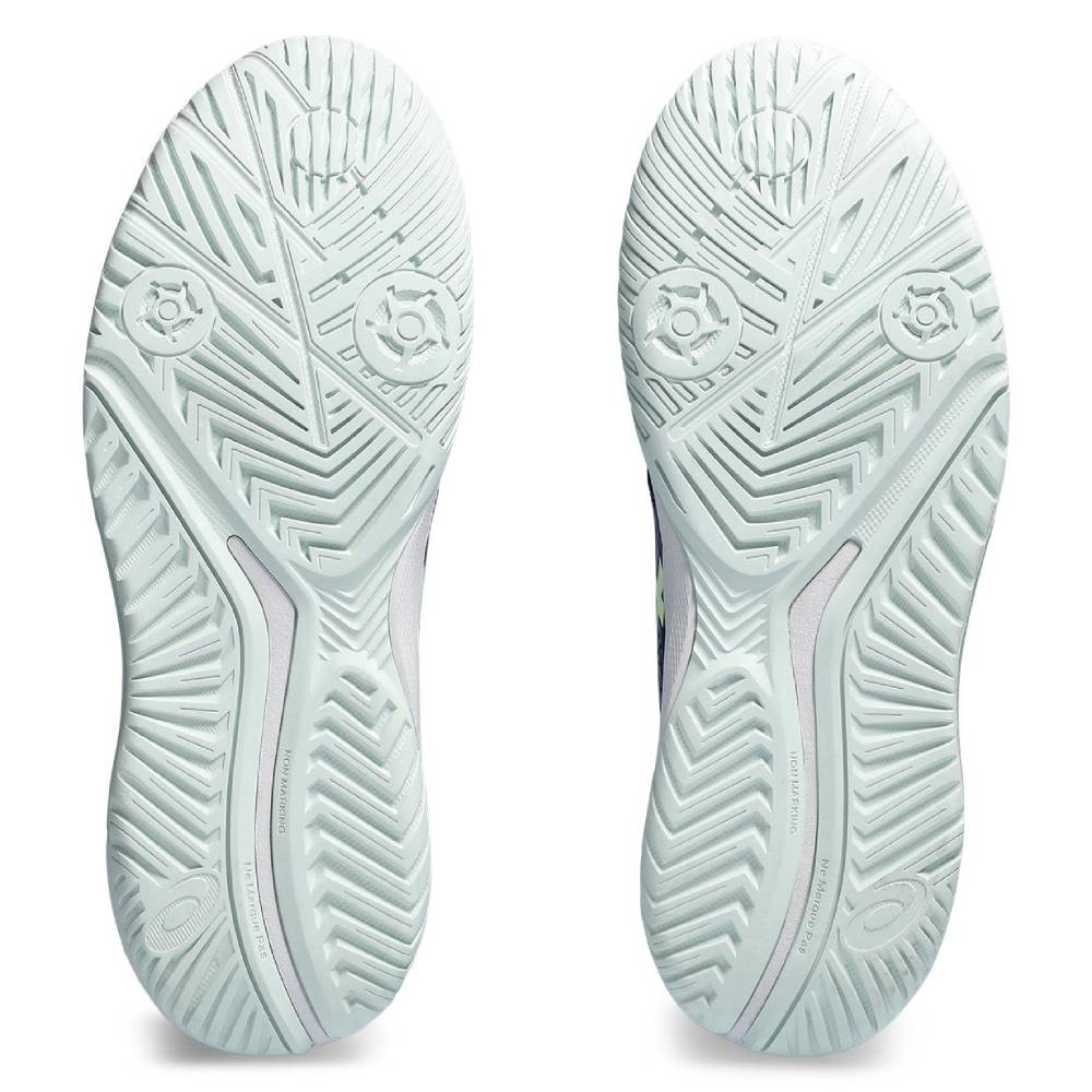 Asics Gel Challenger 14 Women's Tennis Shoe (Blue/Yellow) - RacquetGuys.ca