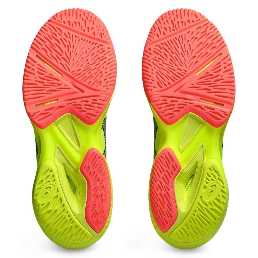 Asics Solution Speed FF 3 Paris Edition Women's Tennis Shoe (Safety Yellow/Black) - RacquetGuys.ca