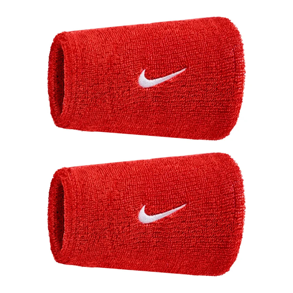 Nike Tennis Premier Wristbands 2 Pack (University Red/White) - RacquetGuys.ca