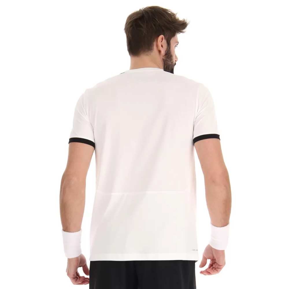 Lotto Men's Top IV 1 Top (White/Black) - RacquetGuys.ca