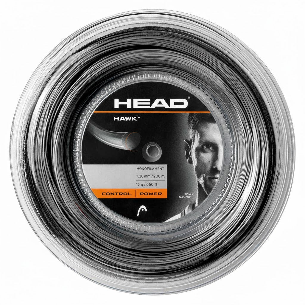 Head Hawk 16/1.30 Tennis String Reel (Black) - RacquetGuys.ca