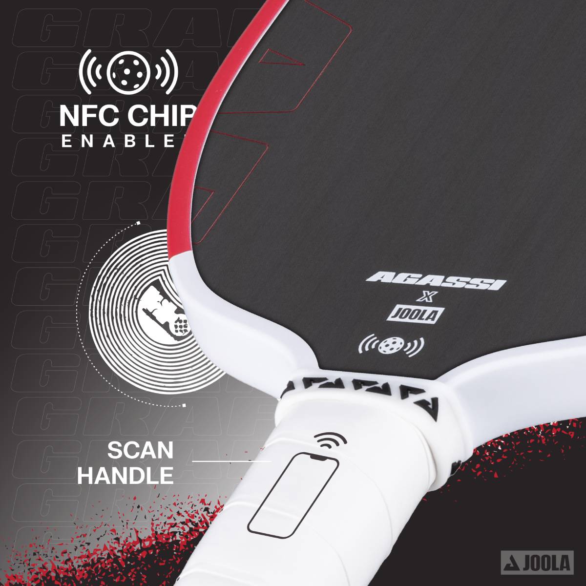 JOOLA Steffi Graf Pro 16mm Pickleball Paddle