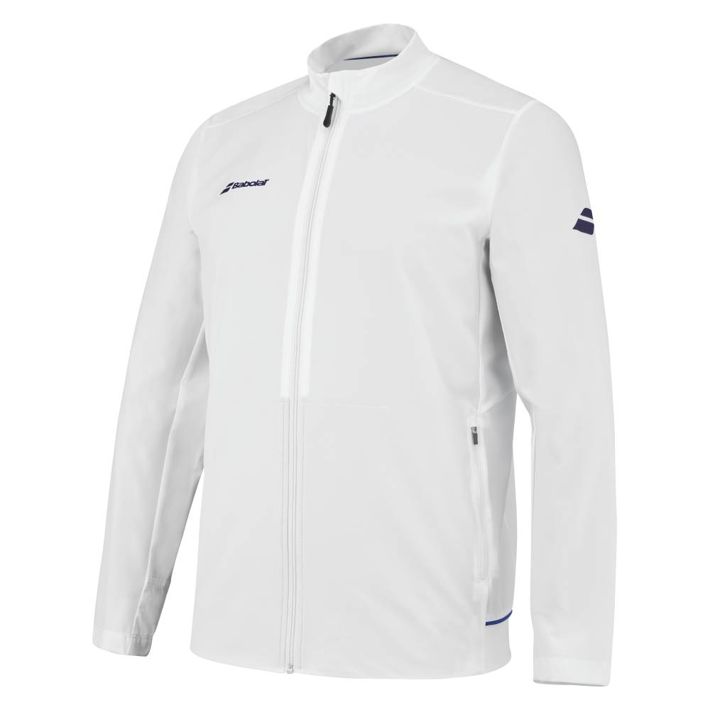 Babolat Men's Play Jacket (White) - RacquetGuys.ca