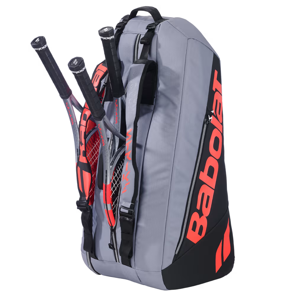 Babolat Pure Strike 6 Racquet Bag Carbon Grey 4th Gen. - RacquetGuys.ca