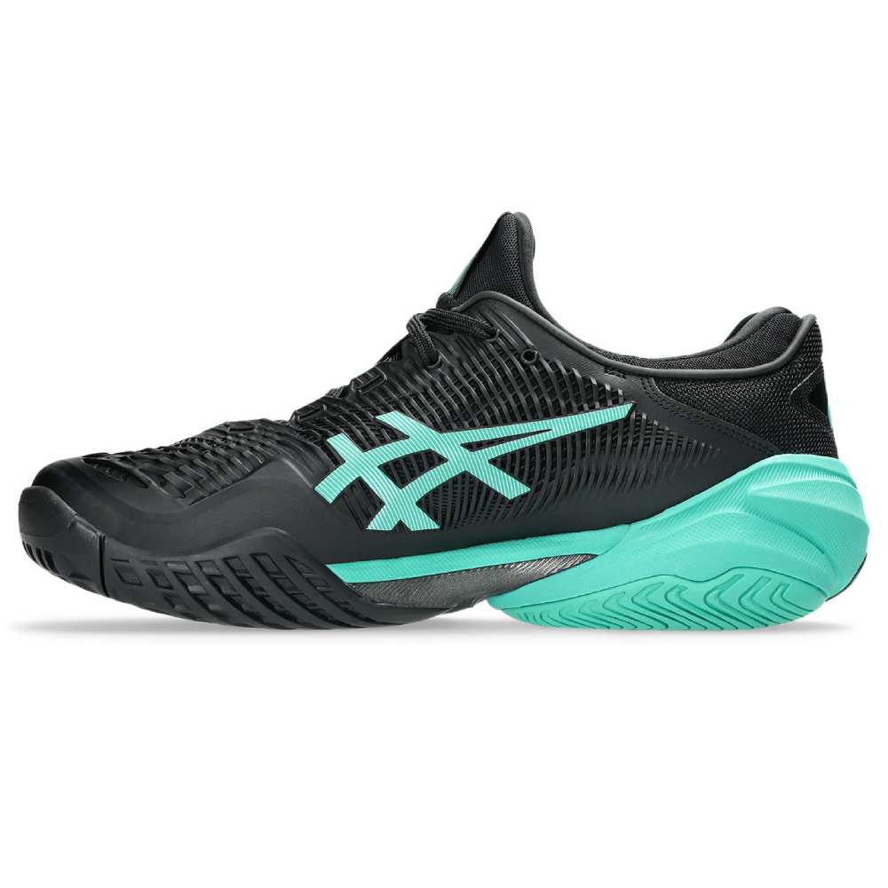 Asics Court FF 3 Men's Tennis Shoe (Black/Aurora Green) - RacquetGuys.ca