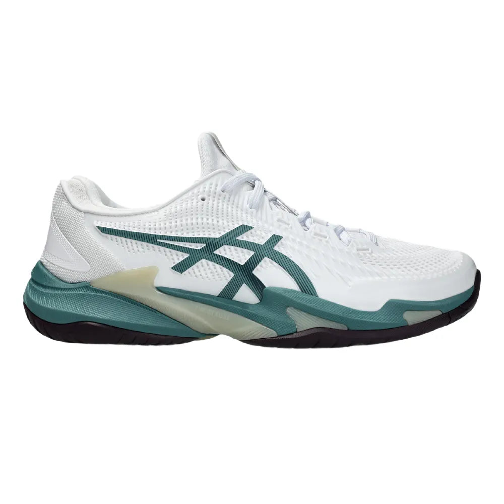 Asics Court FF 3 Men's Tennis Shoe (White/Foggy Teal) – RacquetGuys.ca