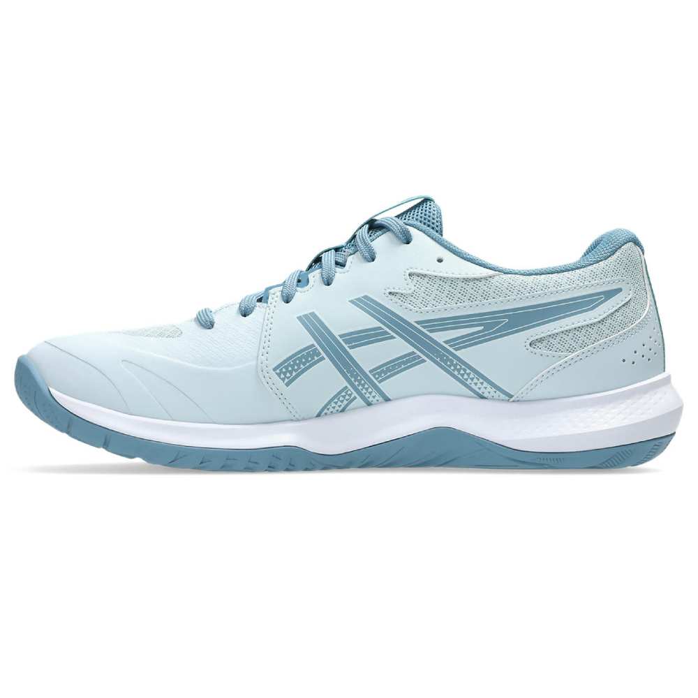 Asics Gel Tactic 13 Men's Indoor Court Shoe (Cool Grey/Saba Blue) - RacquetGuys.ca