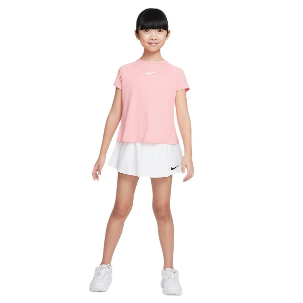 Nike Girls' Dri-FIT Victory Top (Pink/White) - RacquetGuys.ca