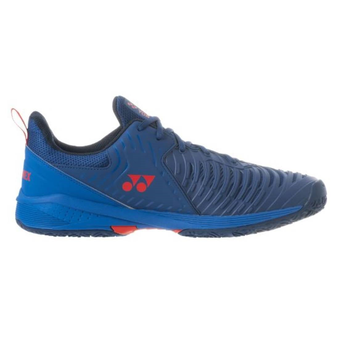 Yonex Power Cushion Sonicage 3 Clay Men's Tennis Shoe (Navy/Red