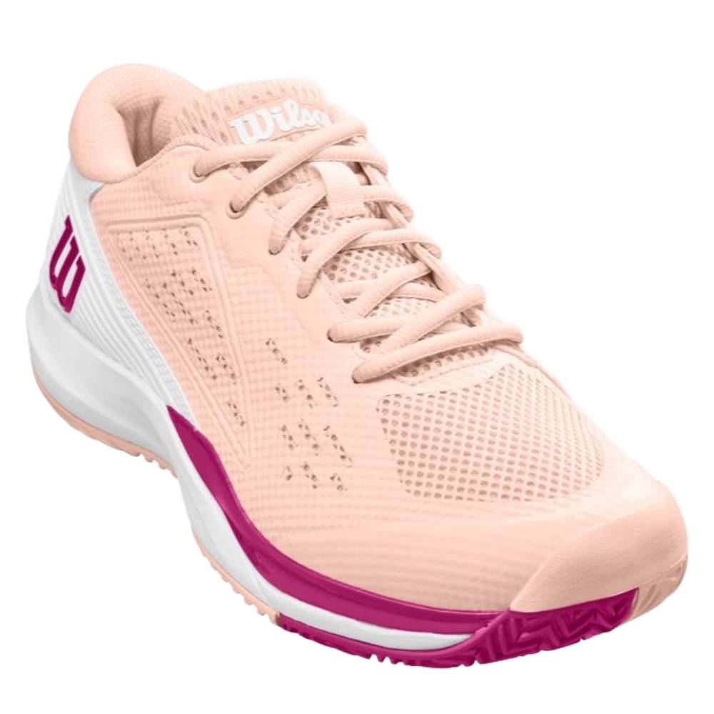 Wilson Rush Pro Ace Women's Tennis Shoe (Scallop/White) - RacquetGuys.ca