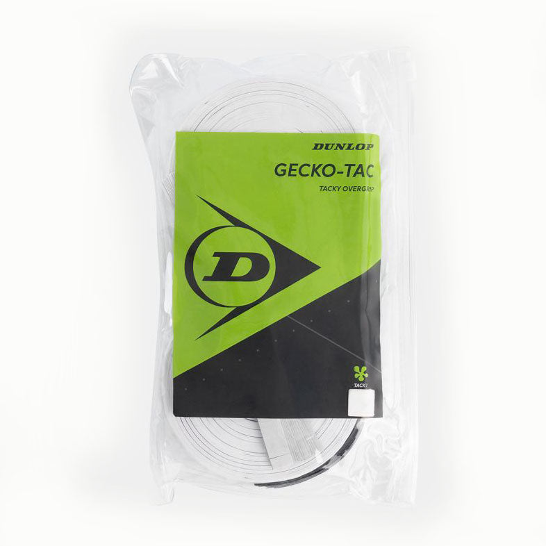 Dunlop Gecko-Tac Overgrip 30 Pack (White) - RacquetGuys.ca