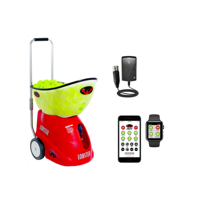 Lobster Elite Grand V Tennis Ball Machine - RacquetGuys.ca