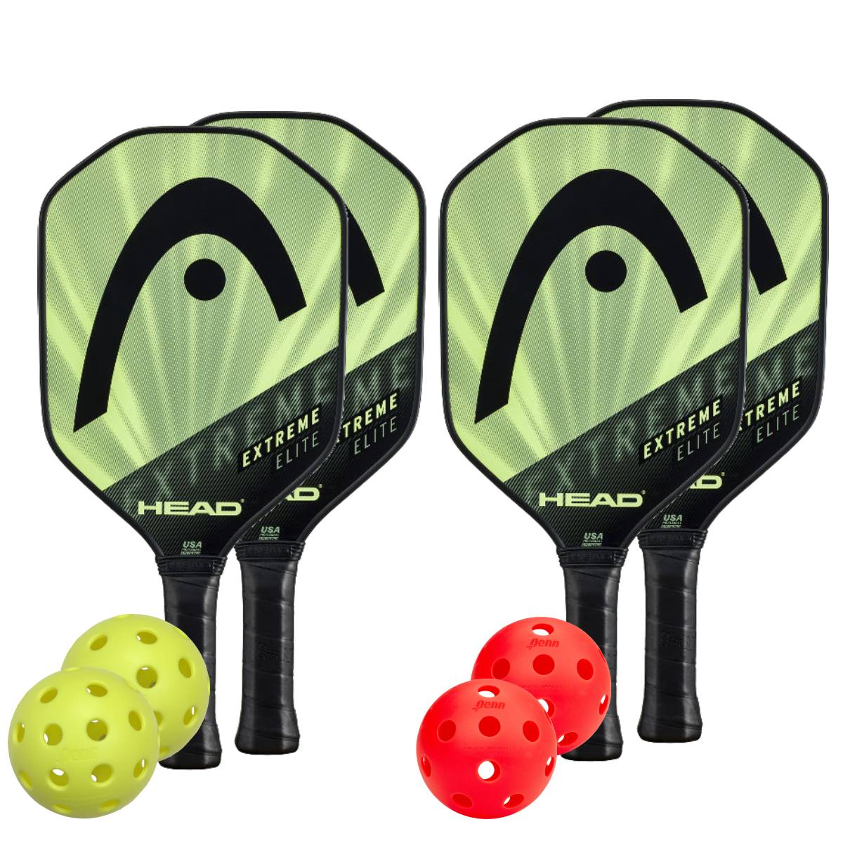 Head Extreme Elite 4 Paddle Pickleball Bundle - RacquetGuys.ca
