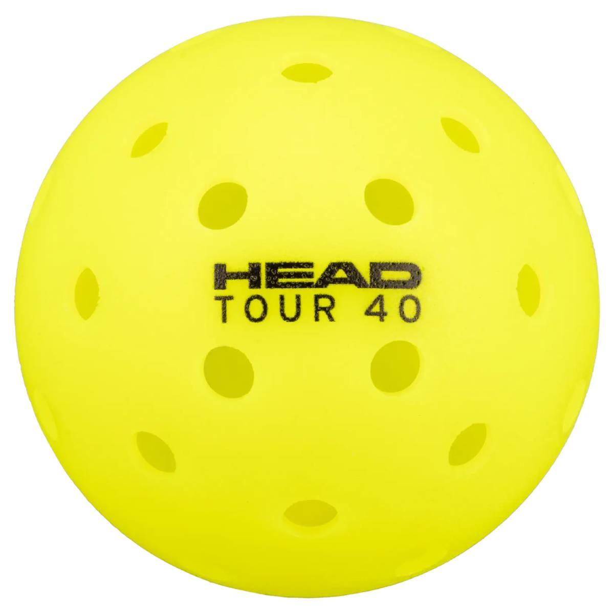 Head Tour 40 Outdoor Pickleball (Yellow) - RacquetGuys.ca