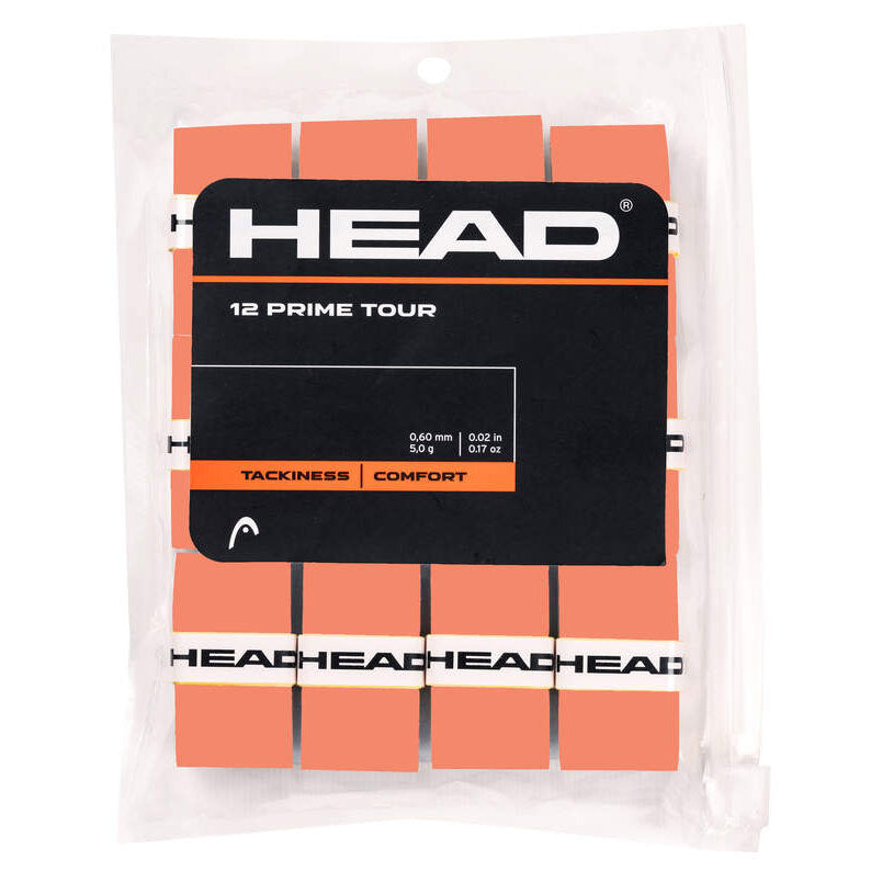 Head Prime Tour Overgrip 12 Pack (Sienna) - RacquetGuys.ca