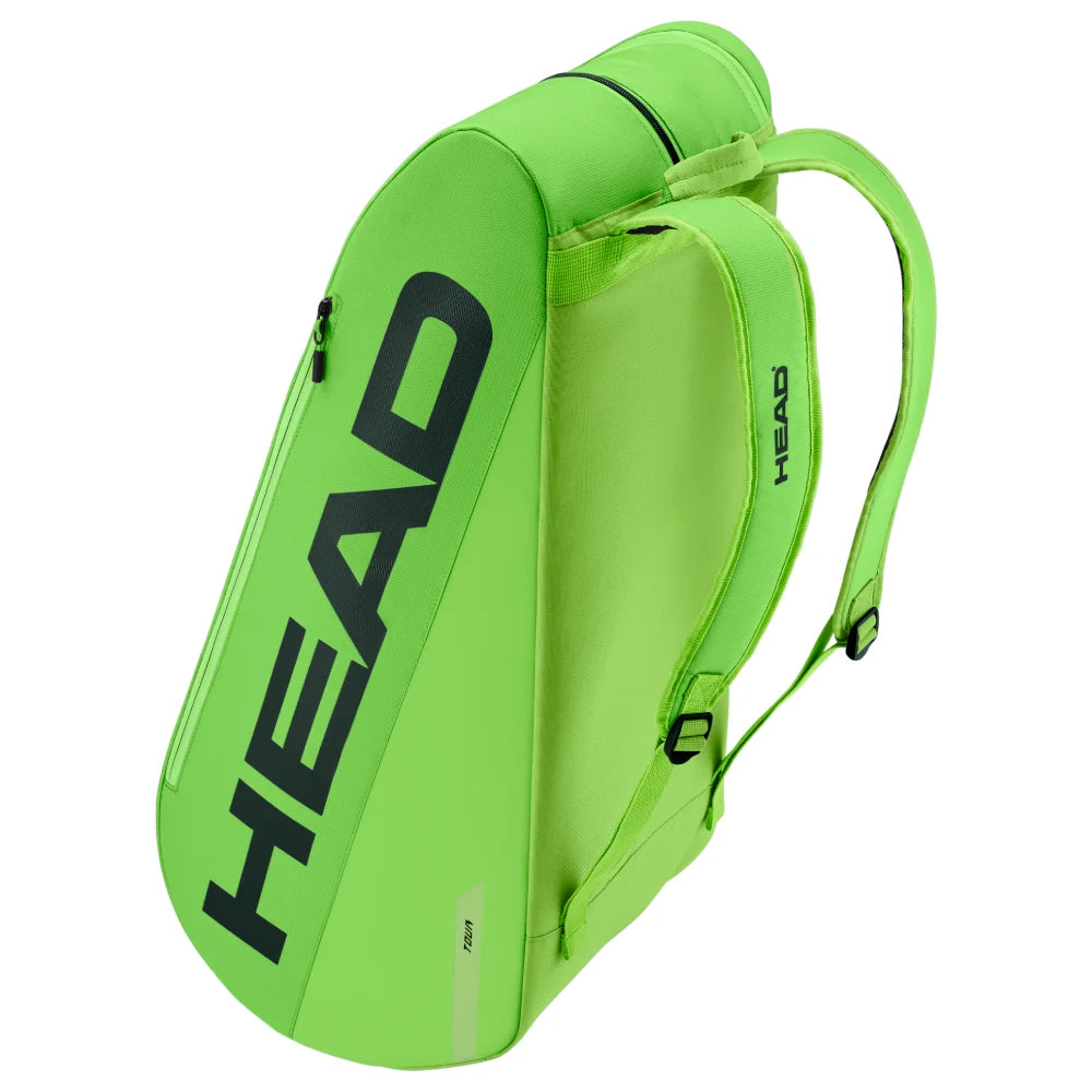 Head Extreme Tour L 9 Racquet Bag (Slime Green) - RacquetGuys.ca