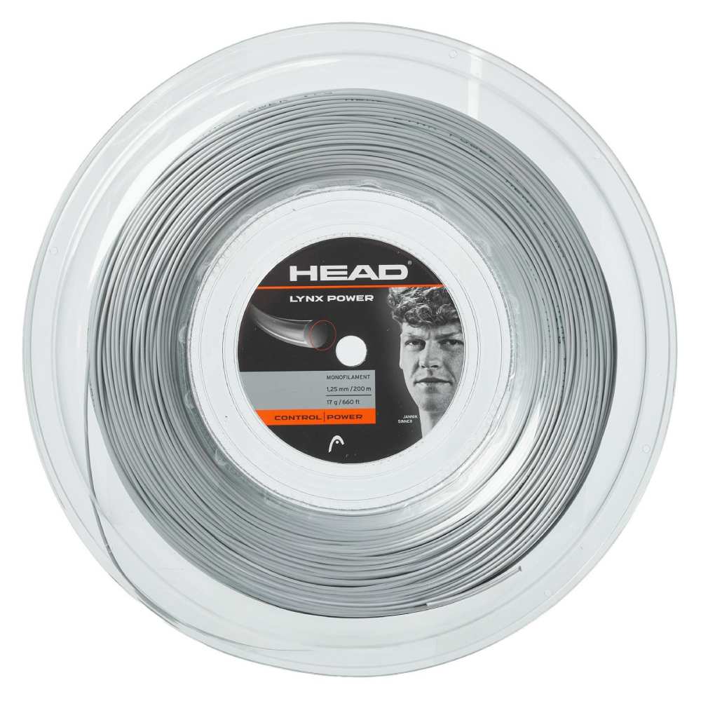 Head Lynx Power 17/1.25 Tennis String Reel (Silver) - RacquetGuys.ca