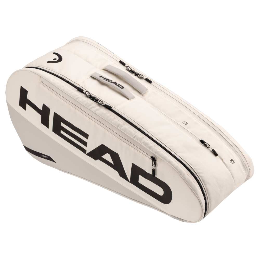 Head Tour M 6 Racquet Bag (White) - RacquetGuys.ca