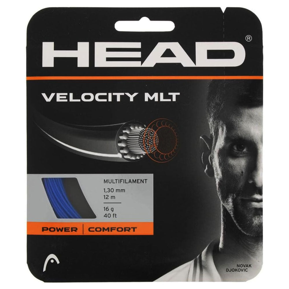 Head Velocity MLT 16/1.30 Tennis String (Blue) - RacquetGuys.ca