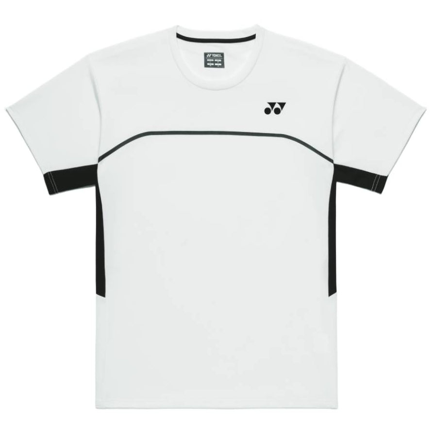 Yonex Men's Team Short Sleeve Top (White) - RacquetGuys.ca