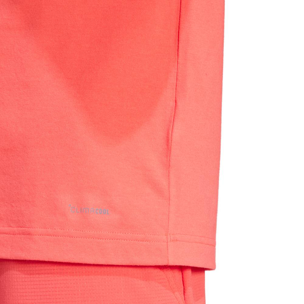 adidas Men's Logo Heat Graphic Tee Top (Semi Lucid Red) - RacquetGuys.ca