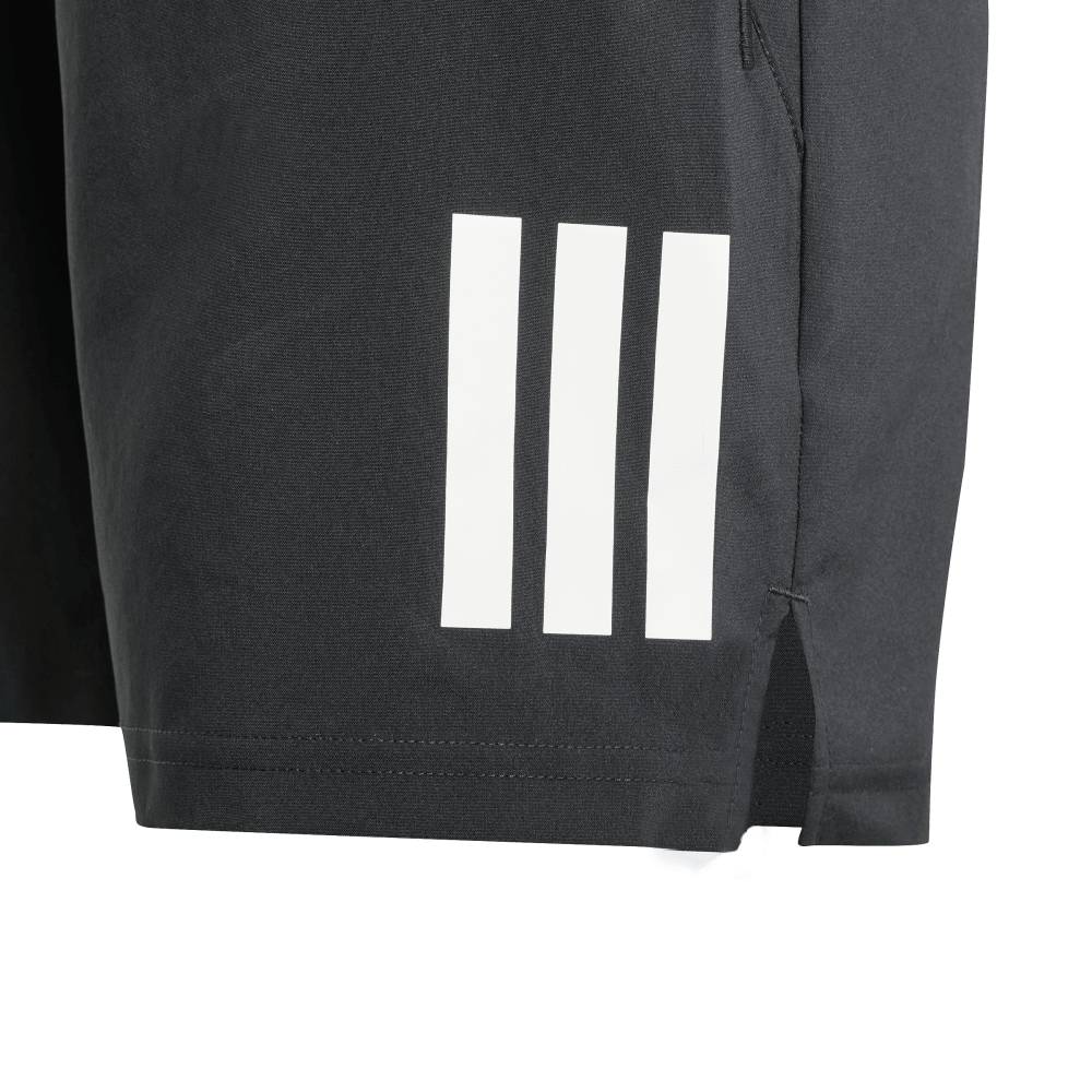 adidas Boy's Club 3 Stripe Short (Black) - RacquetGuys.ca