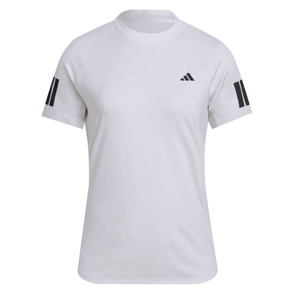 adidas Women's Club Stripe Top (White) –