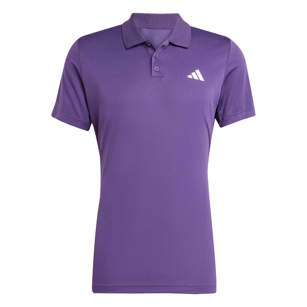adidas Men's FreeLift Polo Top (Aurora Plum) - RacquetGuys.ca