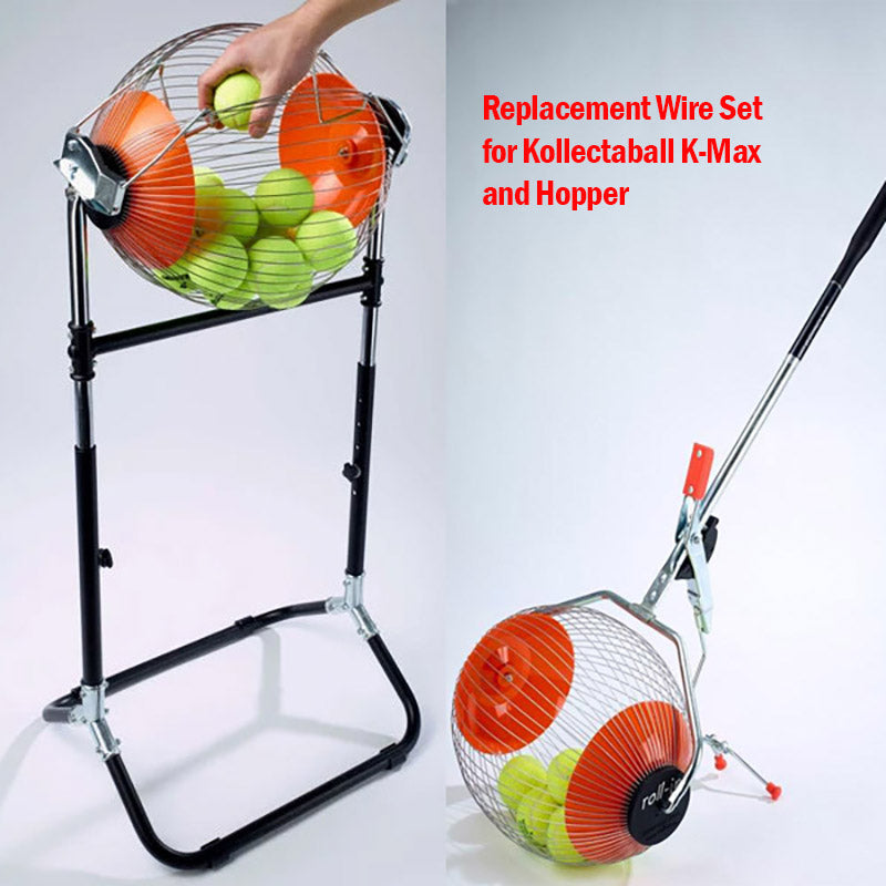 Kollectaball Max / Hopper Replacement 62 Wire Full Set - RacquetGuys.ca