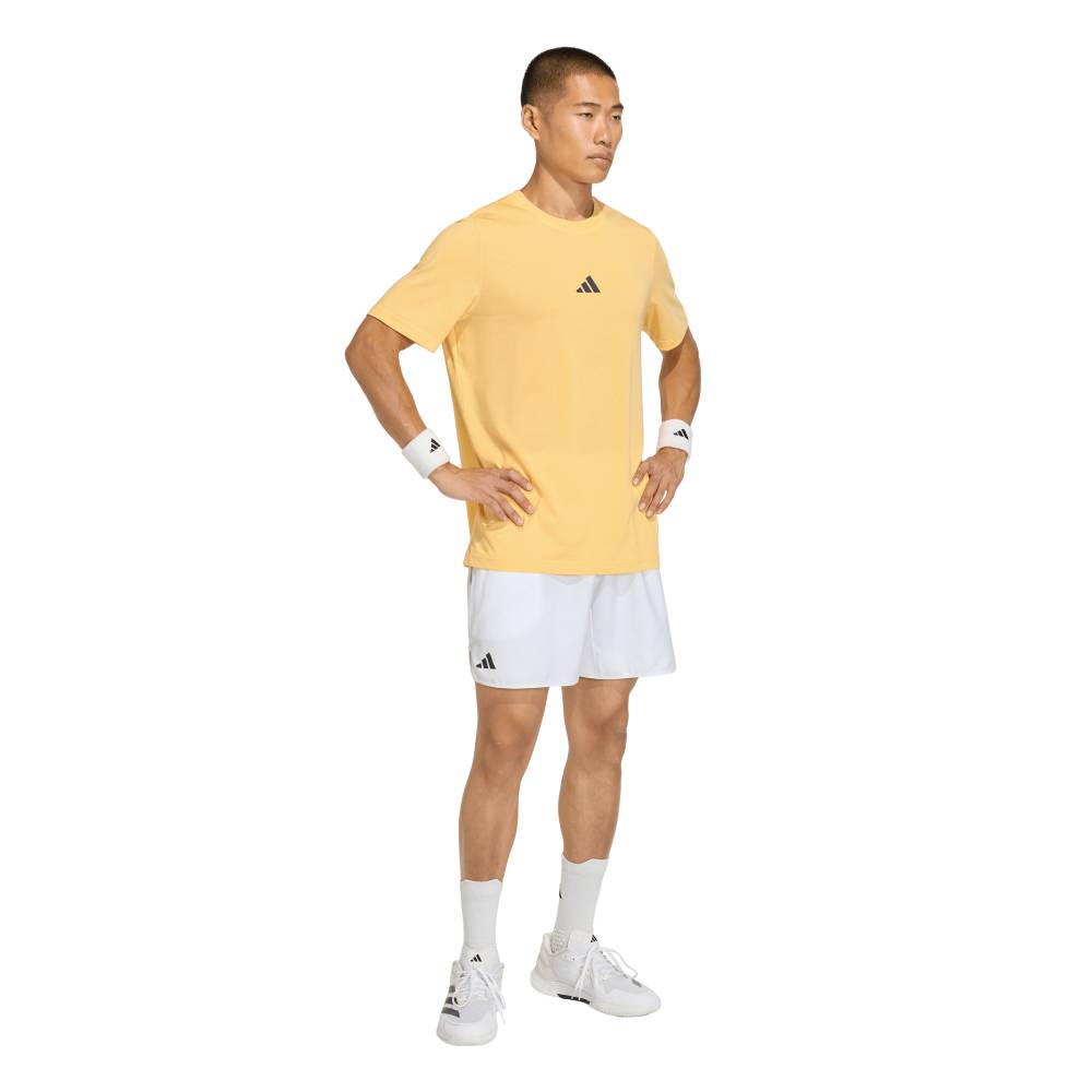 adidas Men's Pickleball Graphic Tee Top (Orange) - RacquetGuys.ca