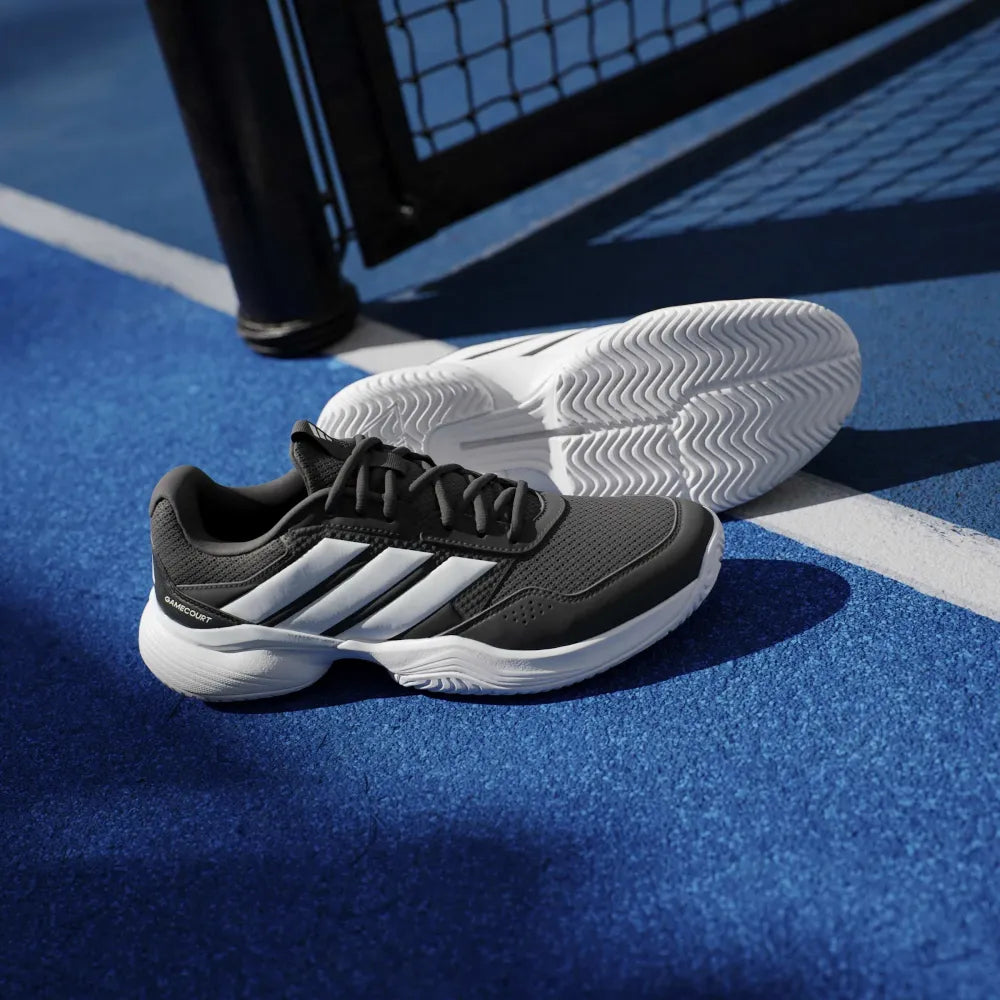 adidas GameCourt 3 Men's Tennis Shoe (Black) - RacquetGuys.ca