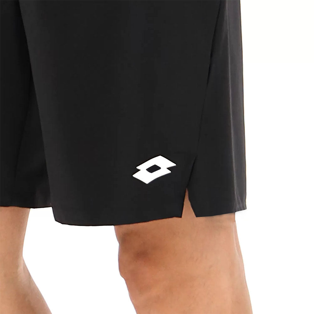 Lotto Men's Top II 9-inch Short (Black) - RacquetGuys.ca