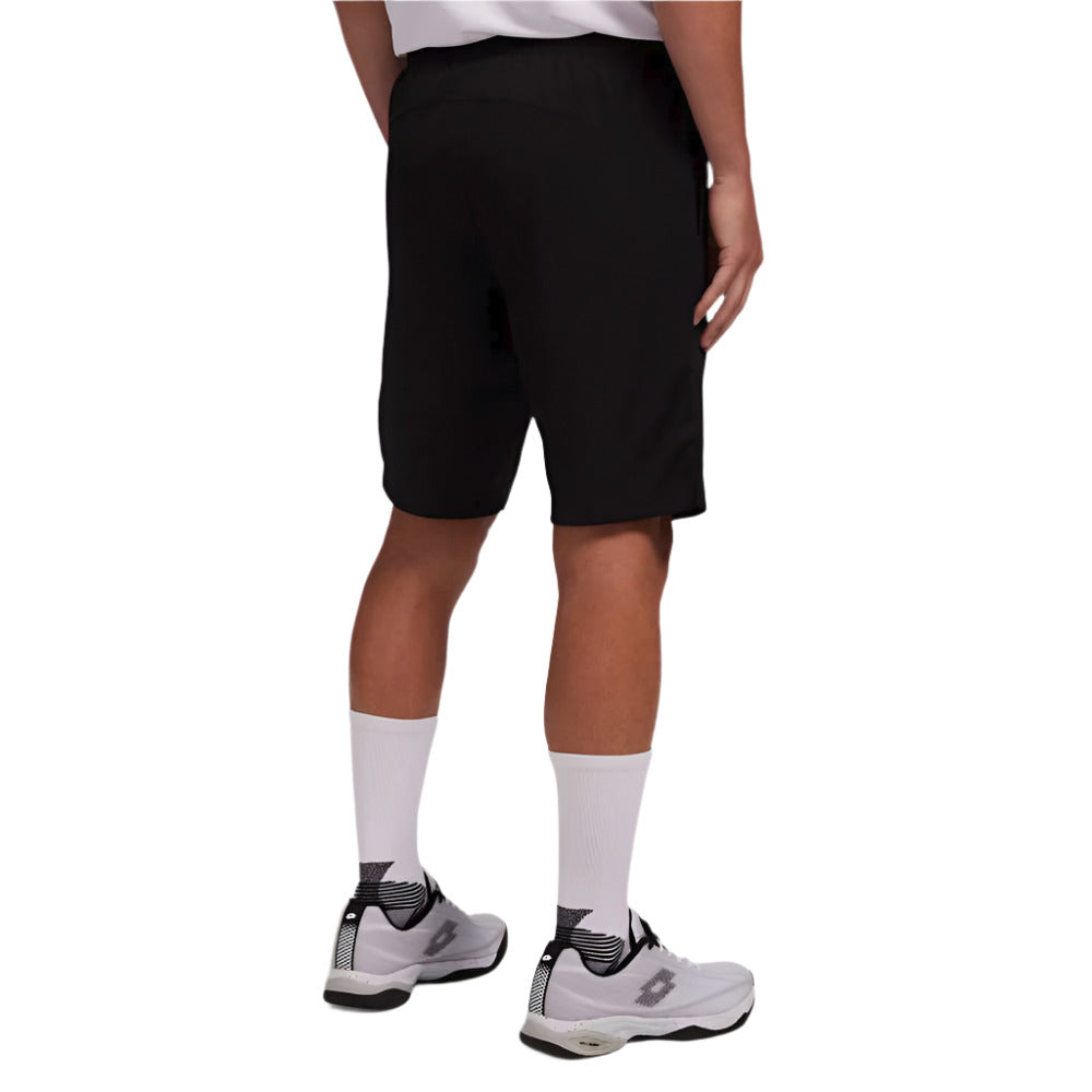 Lotto Men's Squadra II Short 9-Inch (Black) - RacquetGuys.ca