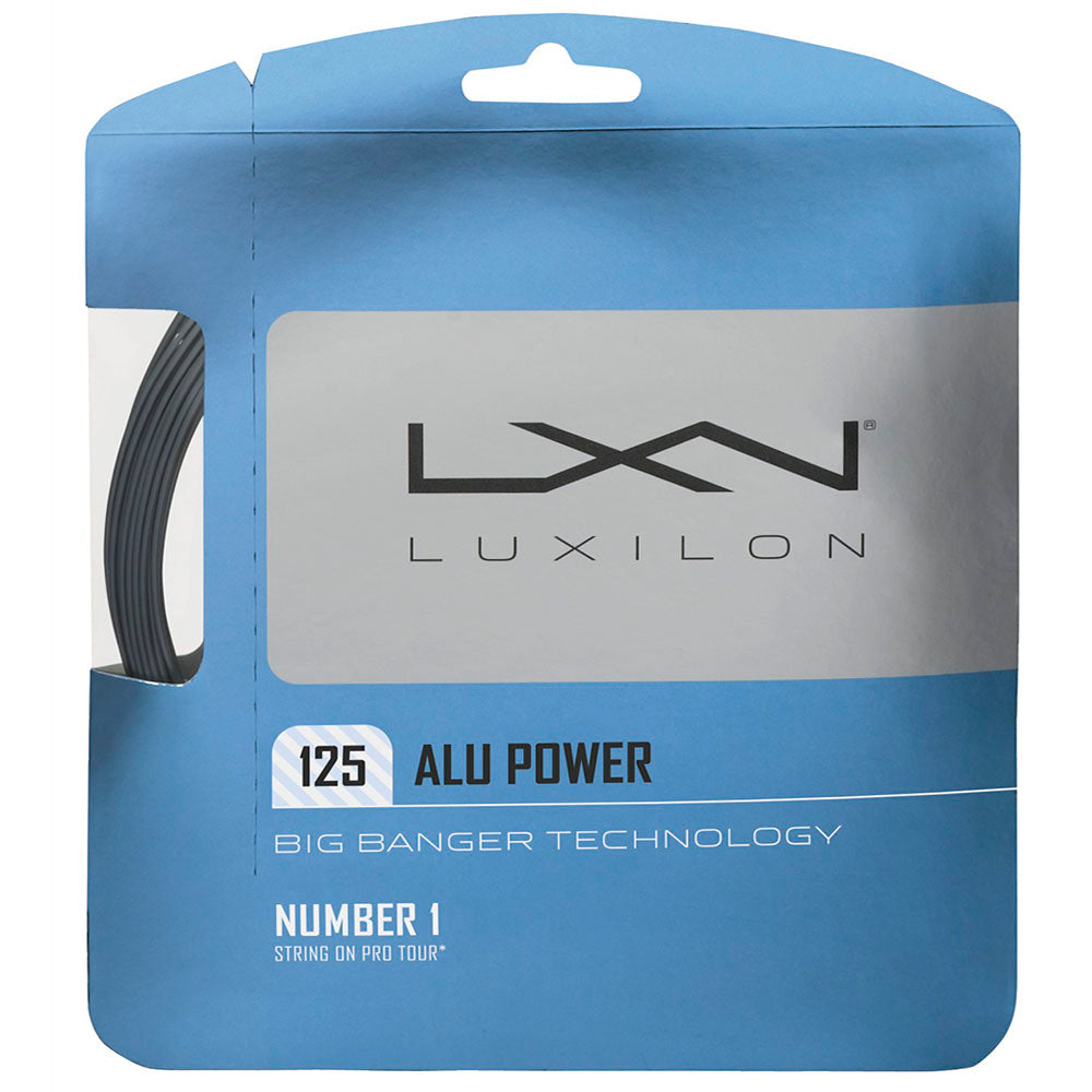 Luxilon ALU Power 16L /1.25 Tennis String (Silver) - RacquetGuys.ca