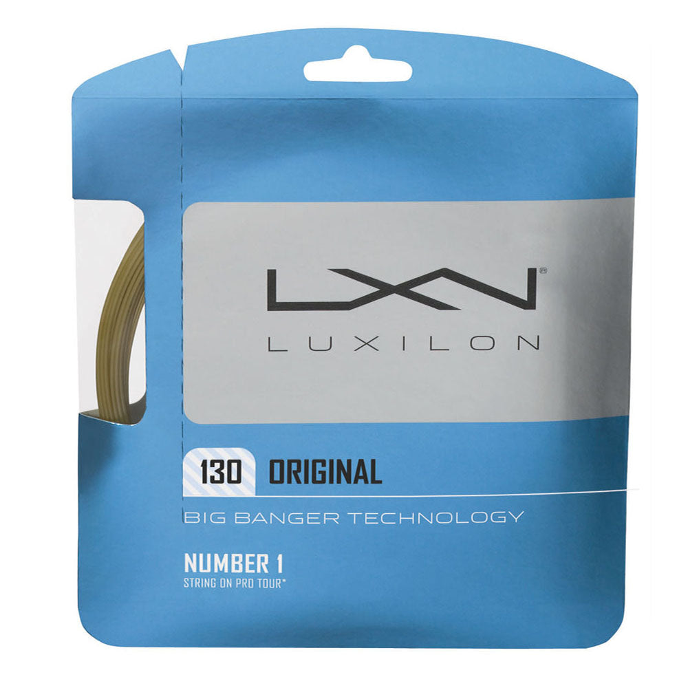 Luxilon Big Banger Original 16/1.30 Tennis String (Natural) - RacquetGuys.ca