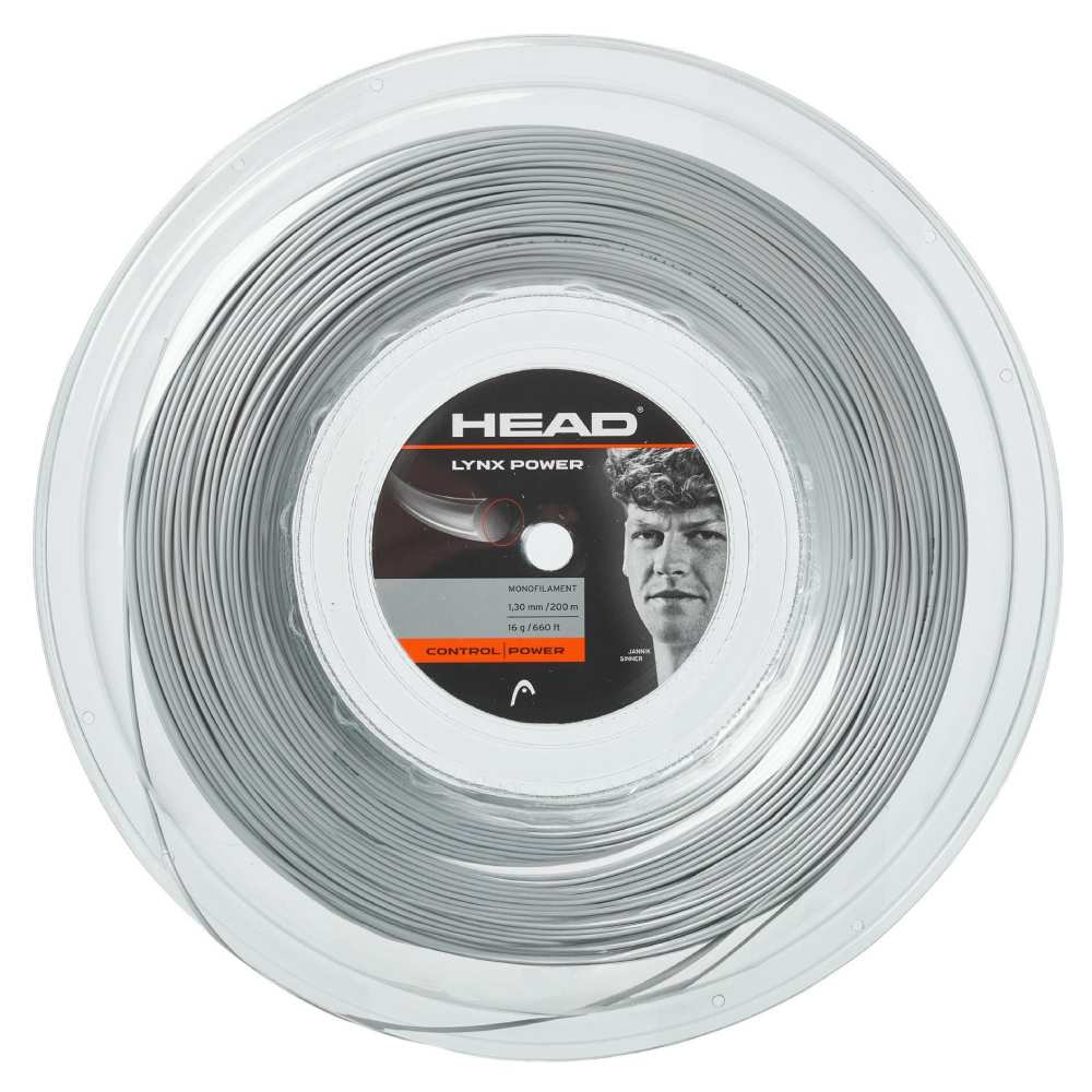 Head Lynx Power 16/1.30 Tennis String Reel (Silver) - RacquetGuys.ca