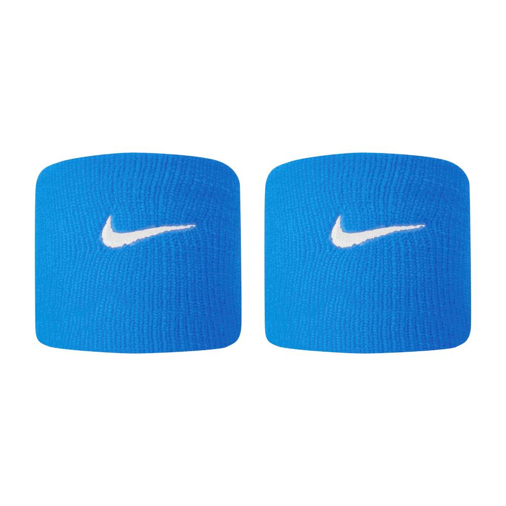Nike Tennis Premier Wristbands 2 Pk (LT Photo Blue/White) - UPC - RacquetGuys.ca