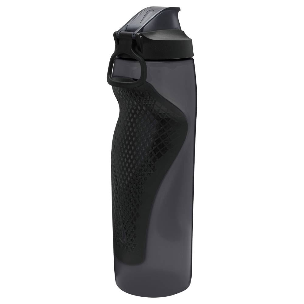 Nike Refuel Locking Lid Bottle 32 Oz (Anthracite/ Black) - RacquetGuys.ca