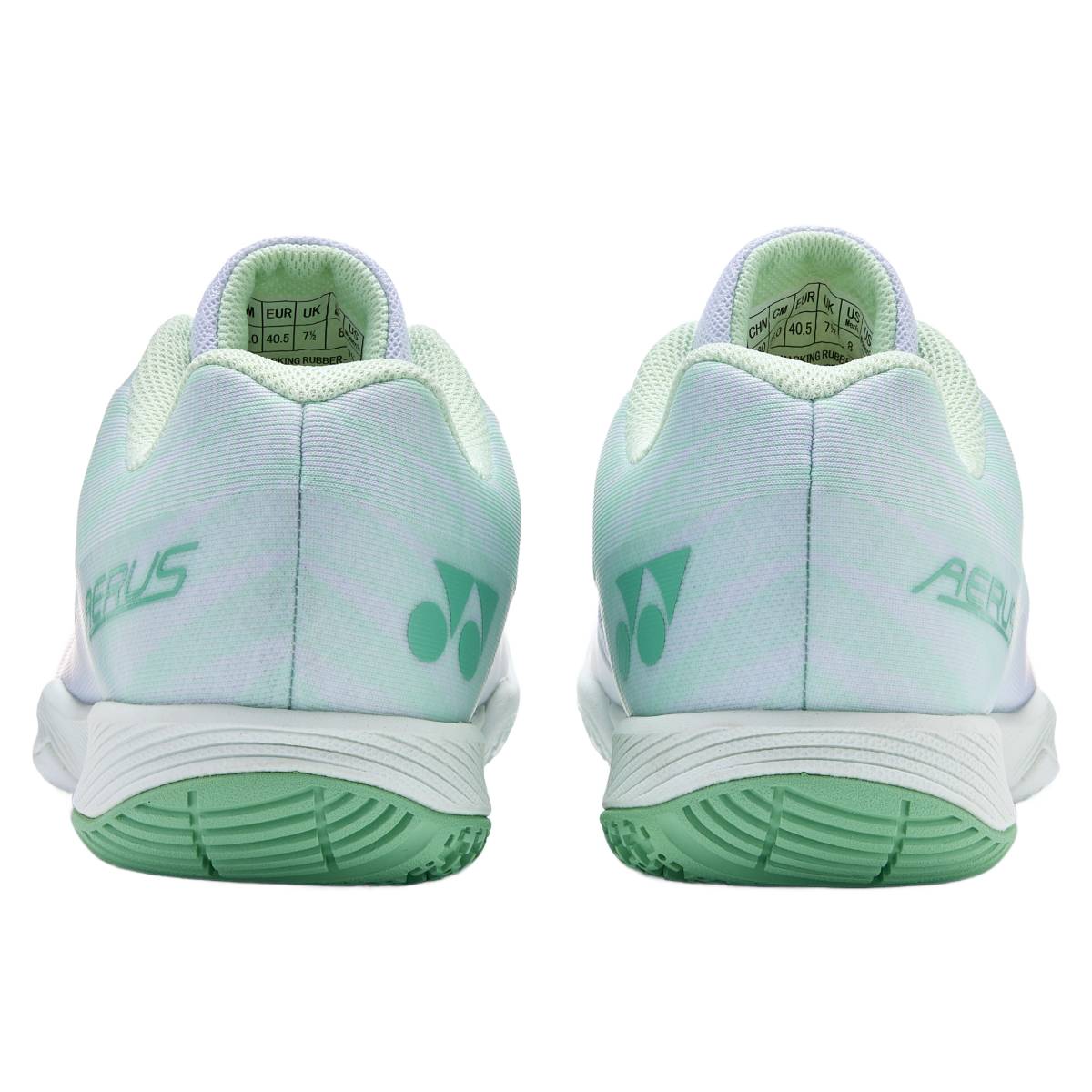Yonex Power Cushion Aerus Z2 Wide Men's Indoor Court Shoe (White/Green) - RacquetGuys.ca