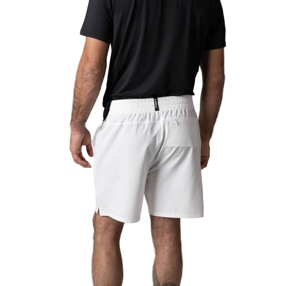 Joola Men's Woven 7-Inch Short (White) - RacquetGuys.ca