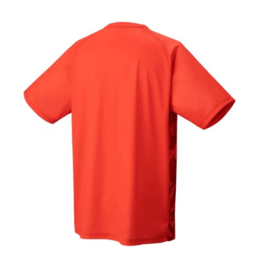 Yonex Men's Team Short Sleeve Top (Pearl Red) - RacquetGuys.ca