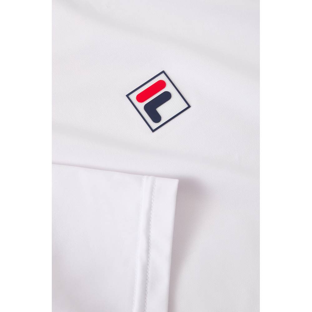 Fila Men's Short Sleeve Crewneck Top (White) - RacquetGuys.ca