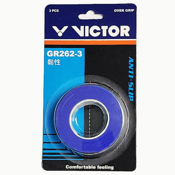 Victor GR-262 Overgrip 3 Pack (Purple) - RacquetGuys.ca