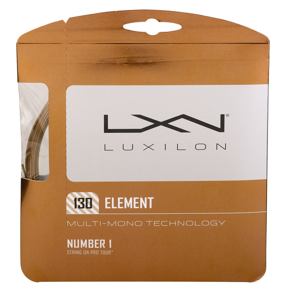 Luxilon Element 16/1.30 Tennis String (Bronze) - RacquetGuys.ca