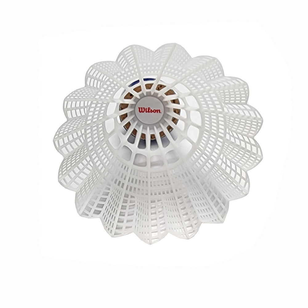 Wilson Championship Nylon Badminton Shuttlecocks (White) - 4 Pack Bundle - RacquetGuys.ca