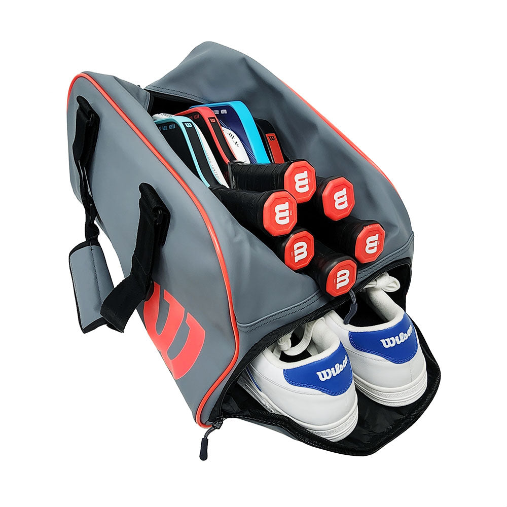 Wilson Clash Small Duffel Bag (Grey/Black/Infrared)