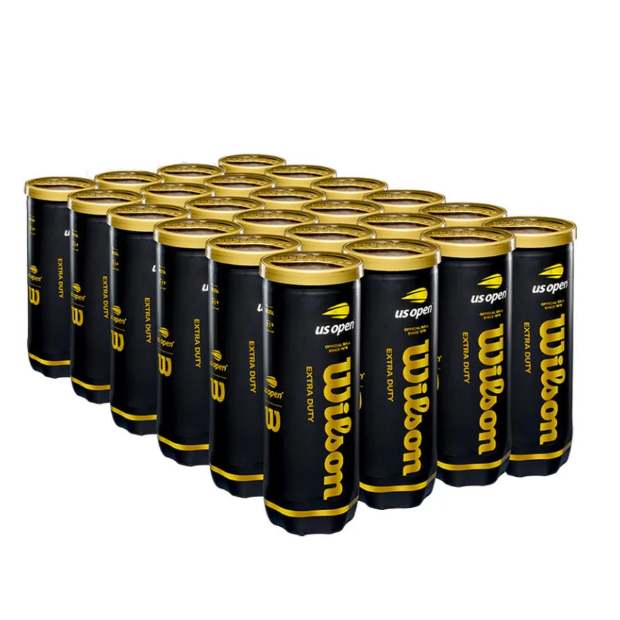 Wilson US Open Extra Duty Tennis Balls 24 Cans – RacquetGuys.ca