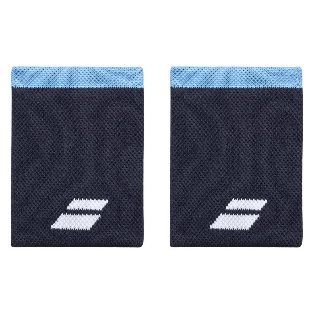 Babolat Logo Jumbo Wristband (Blue) - RacquetGuys.ca