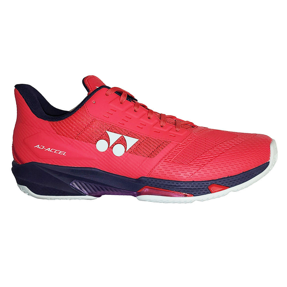Yonex Power Cushion AD Accel Men's Tennis Shoe (Sunset Red